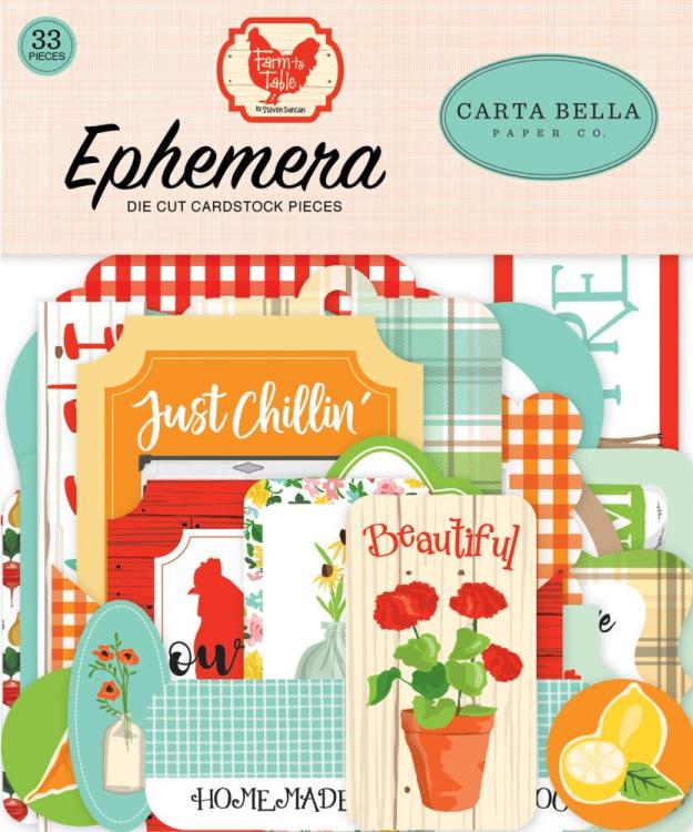 Carta Bella Farm To Table Ephemera - Icons 