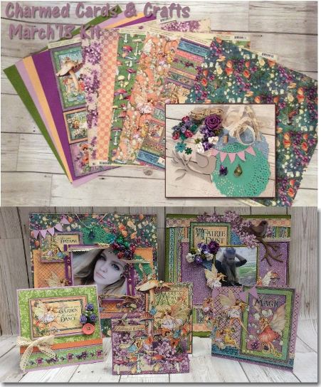 Charmed Cards and Crafts March kit