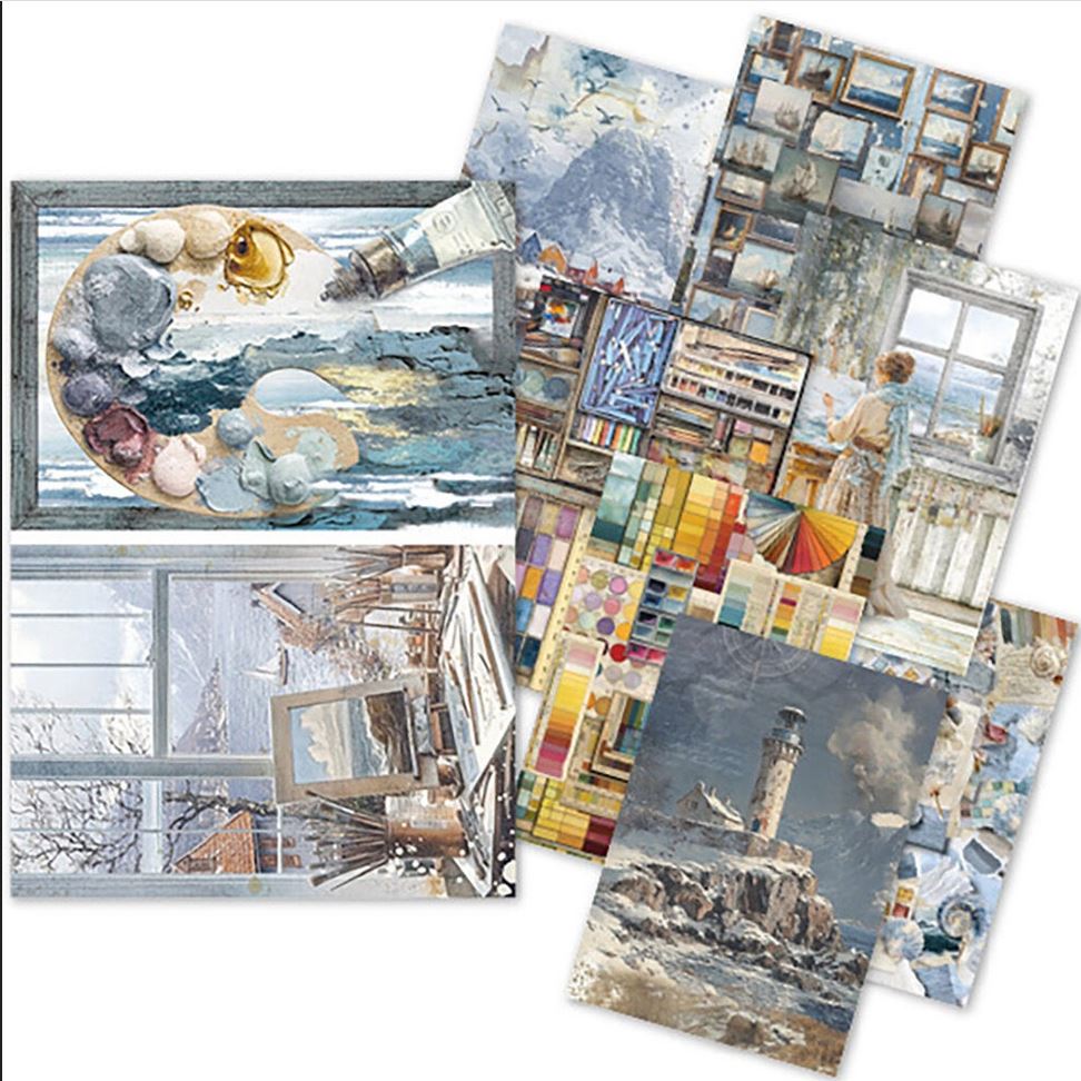 Ciao Bella An Artist Journey A5 Rice Paper Mixed (8pcs) (CBRS027)