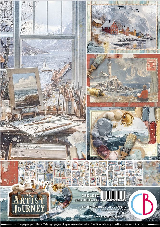 Ciao bella An Artist Journey A4 Creative Pad