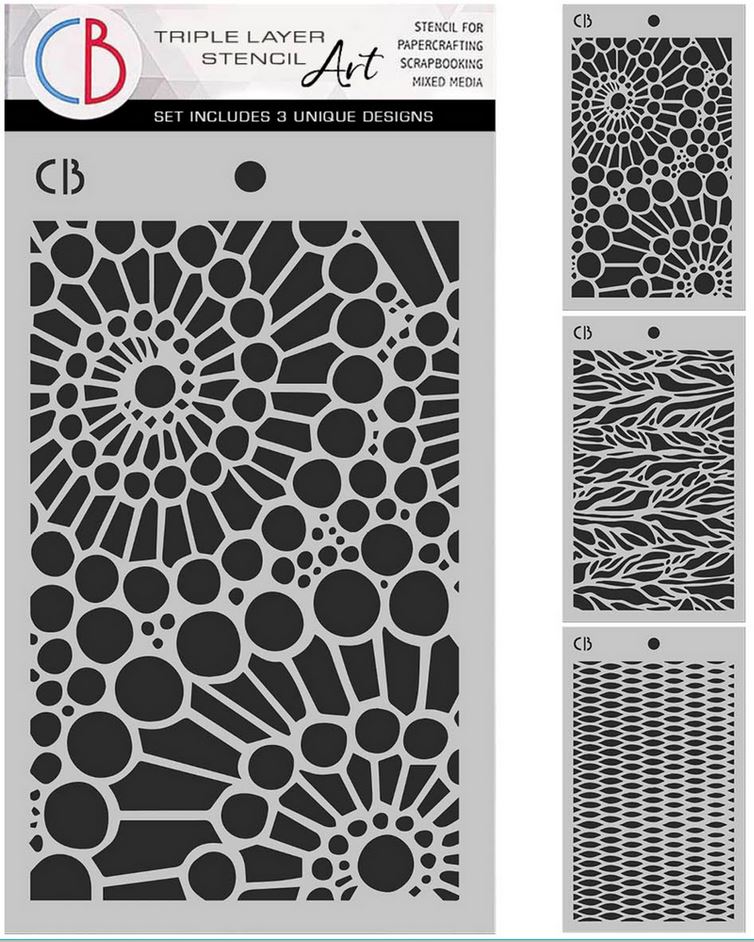 Ciao Bella An Artist Journey Stencil Mix Triple Layer Set (MSX005) 