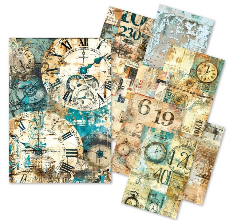 Ciao Bella Fragments of Time A5 Tissue Paper Set (24pcs) (ME005) 