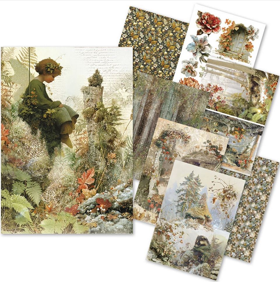 Ciao Bella Fairy Whispers A5 Rice Paper Mixed (8pcs) (CBRS030)