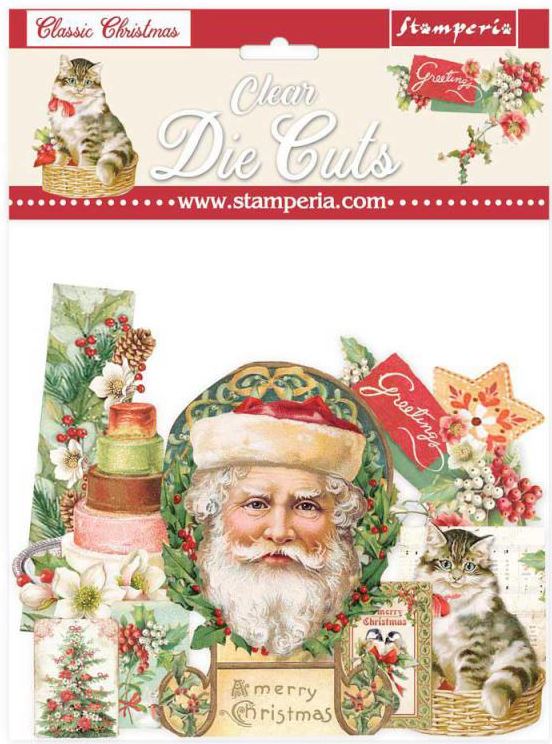 Stamperia Classic Christmas CLEAR DIE-CUTS