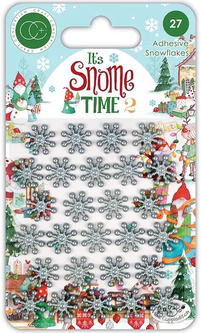 Craft Consortium It's Snome Time 2 - Snowflakes Metal Charms