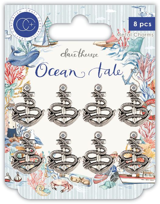 Craft Consortium Ocean Tale Charms - Silver Anchor