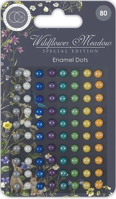Craft Consortium Wildflower Meadow Special Edition Enamelled Dots