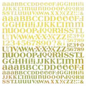 Basic Grey Cupcake Alphabet Letters