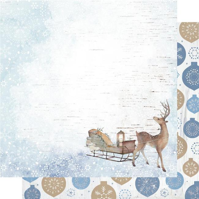 Kaisercraft Whimsy Wishes Paper - DASHING DEER (FOIL ACCENT)
