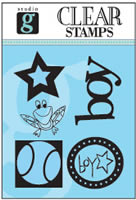 Dovecraft Clear Stamps - Boy (PB)
