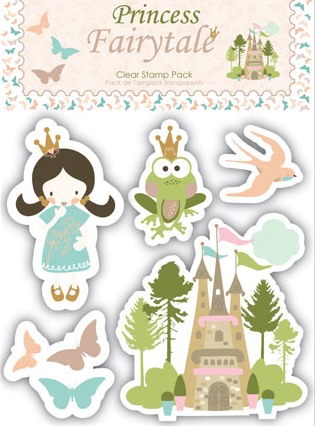 Dovecraft Princess Fairytale Clear Stamps 