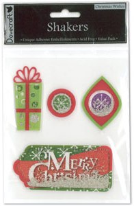 Dovecraft Christmas Wishes Shaker Stickers