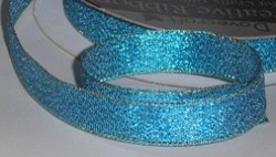 Dovecraft Value Metallic Ribbon - Blue (12mm)