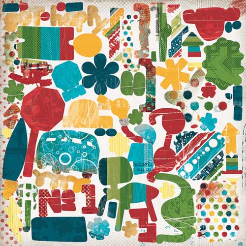 Cosmo Cricket Get Happy Die Cut Shapes