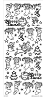 Dovecraft Peel-off Stickers - Stockings