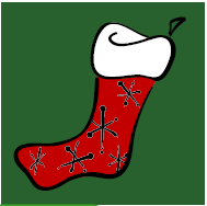 Oogaloo Christmas Stamps - Stocking (A)