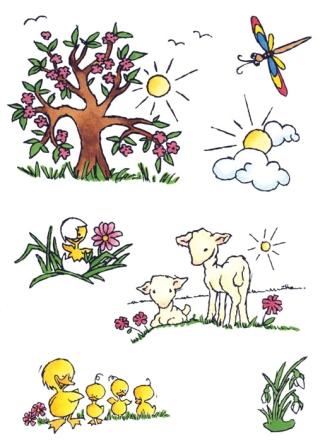 Marianne Design Stamps - Theme: Spring (DDS3332)