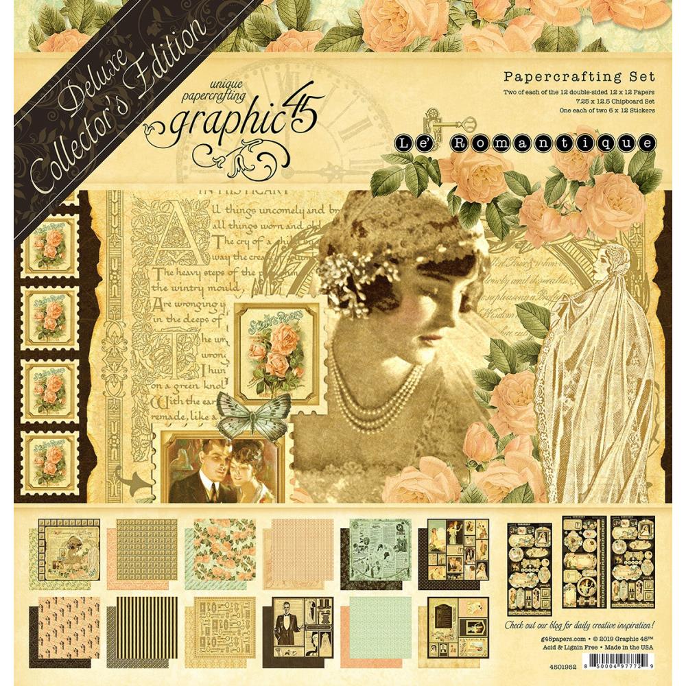 Graphic 45  Le' Romantique DeLuxe Collection Pack