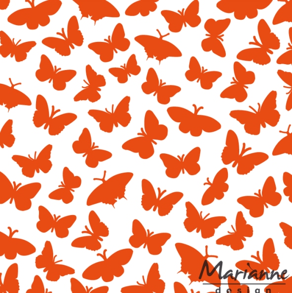Marianne Design Design Embossing Folder - Butterflies (3433)