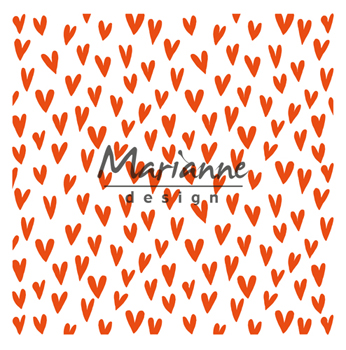 Marianne Design Folder - Trendy Hearts  Ref: DF3438