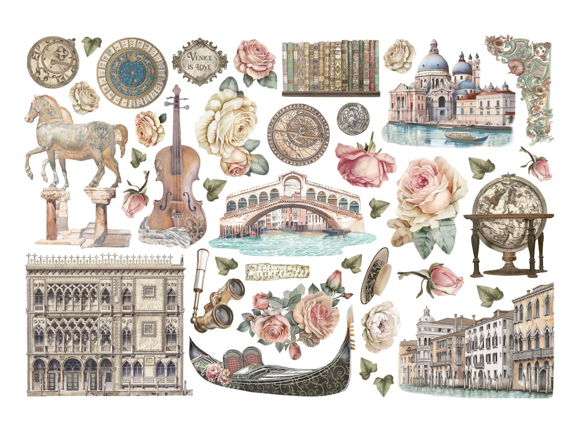 Stamperia Venice City of Art Ephemera