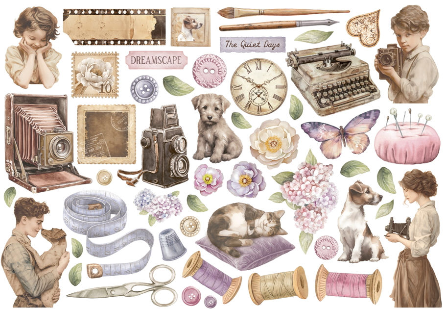 Stamperia Quiet Days Ephemera