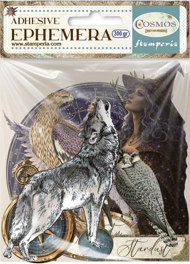Stamperia Cosmos Ephemera by Cristina Radovan (DFLCT90)