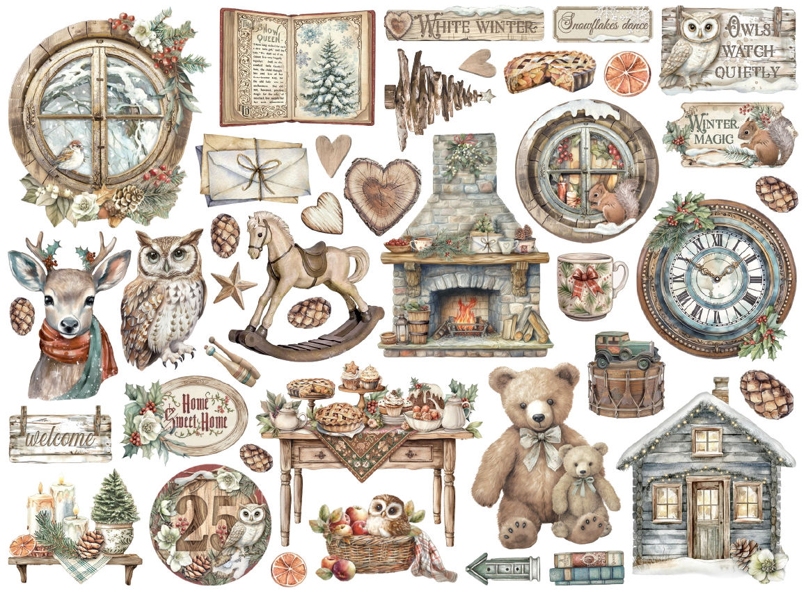 Stamperia The Owl's House Die Cuts