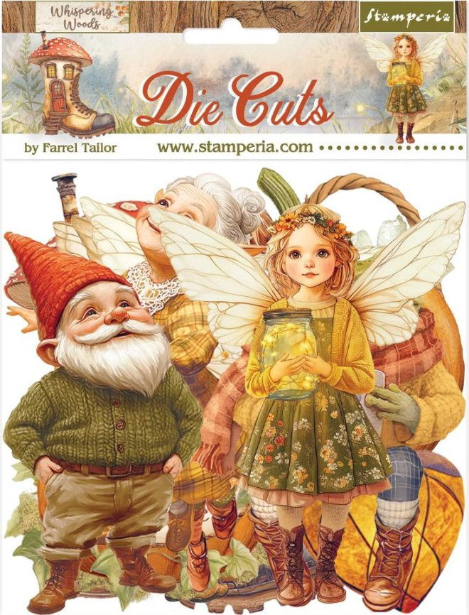 Stamperia Whispering Woods Die Cuts 