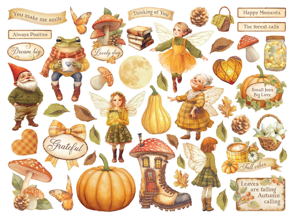 Stamperia Whispering Woods Die Cuts 