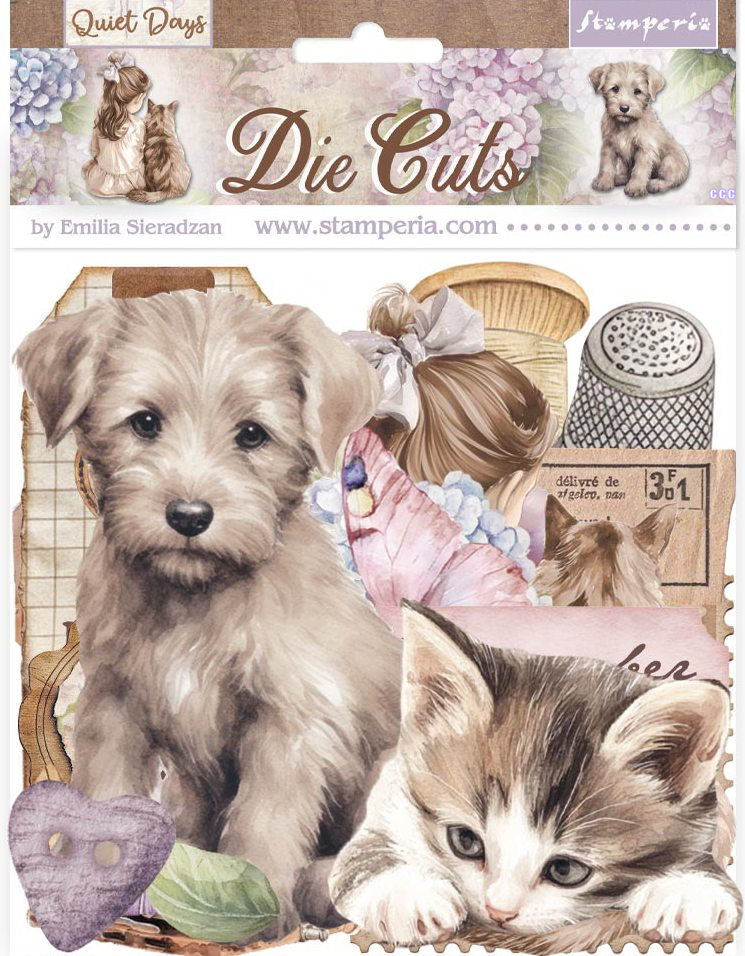 Stamperia Quiet Days Die Cuts 