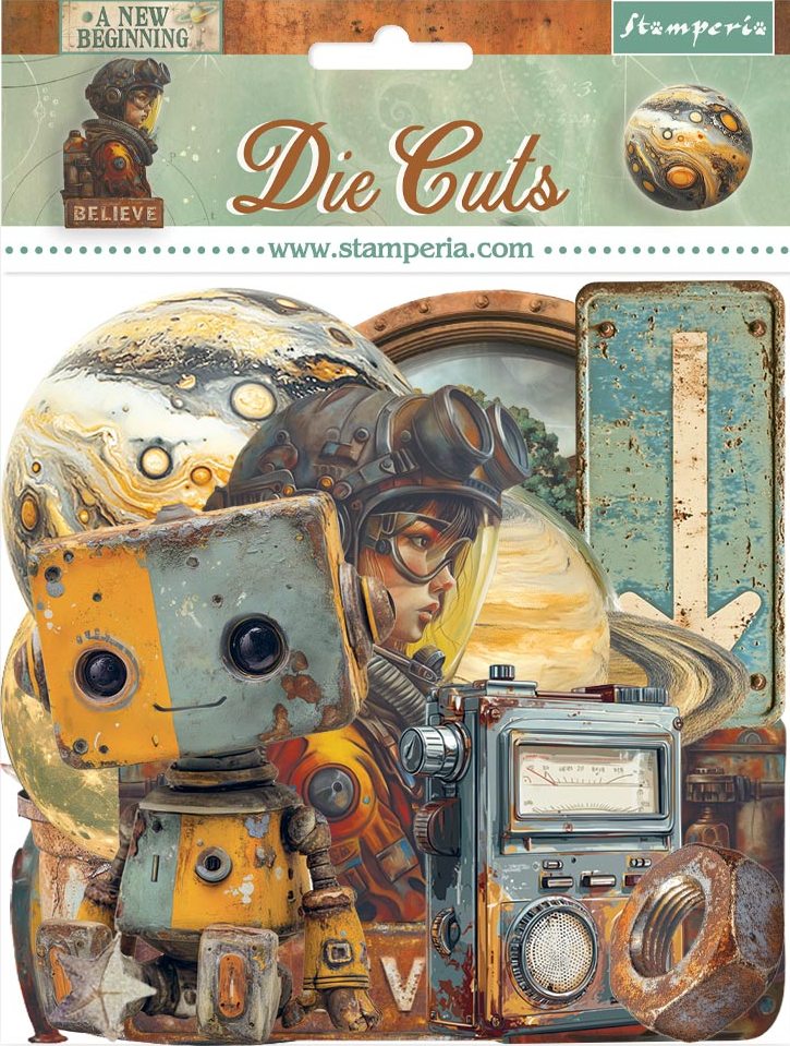 Stamperia A New Beginning Die Cuts Assorted