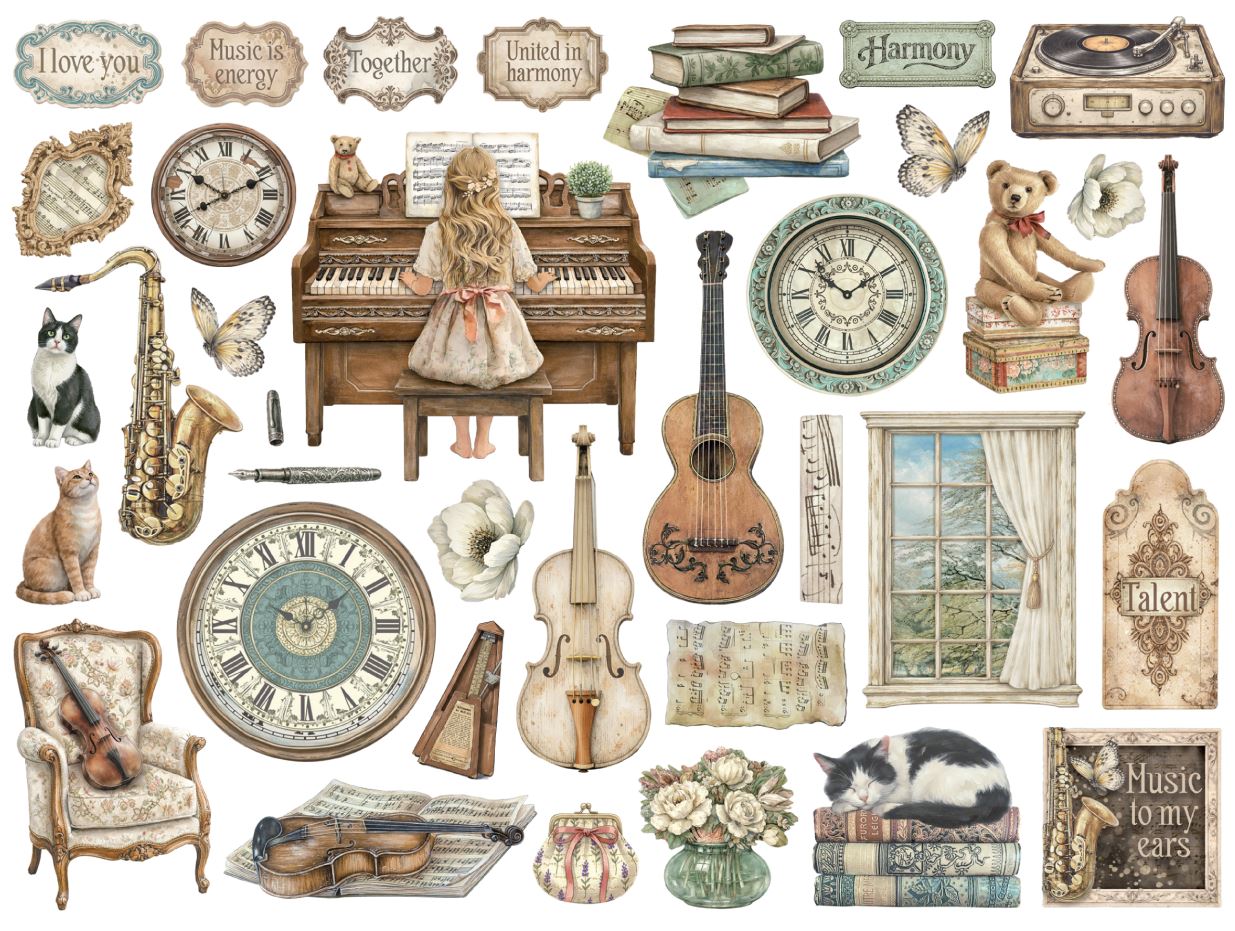 Stamperia Symphony Die Cuts