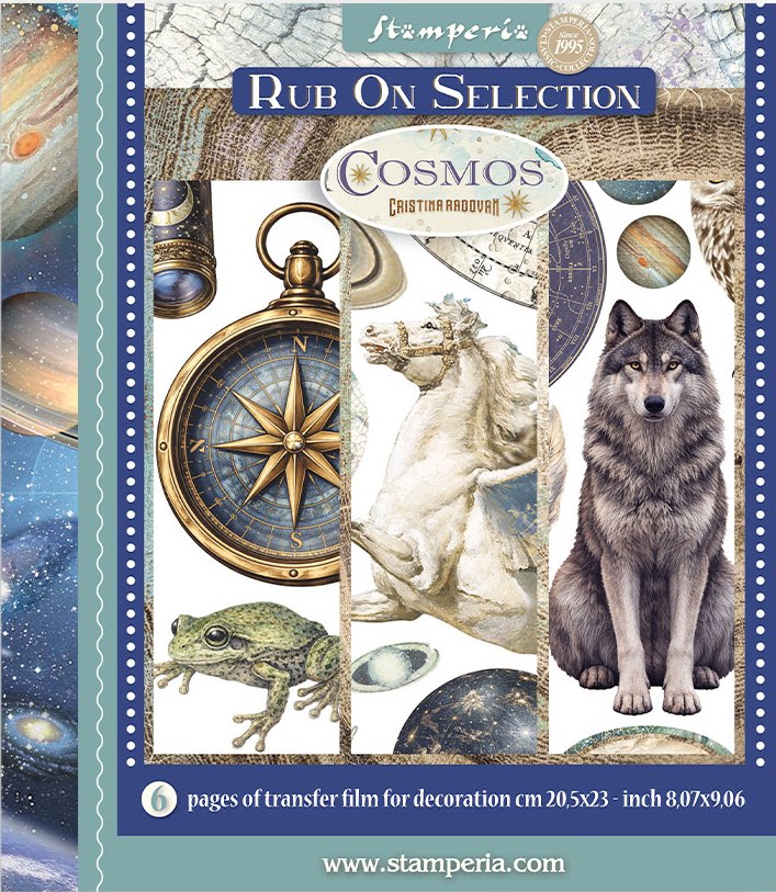 Stamperia Cosmos Rub-On 8