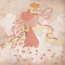 DCWV Oriental Paper - Fire Geisha