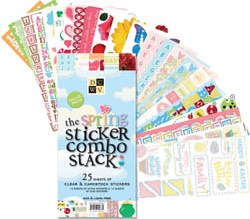 SALE: DCWV Sticker Stacks - Spring Value Pack