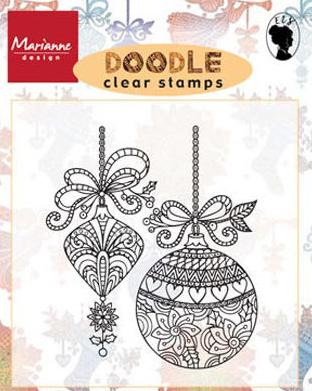 Marianne Design Christmas Decoration Doodle Clear Stamps