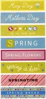 DCWV Stickers -  Spring Signs (DS043)