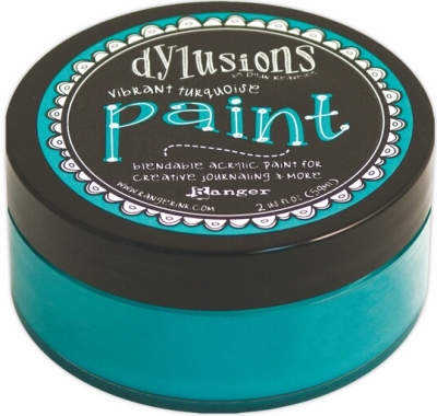 Rangers Ink Dylusions Paint - Vibrant Turquoise