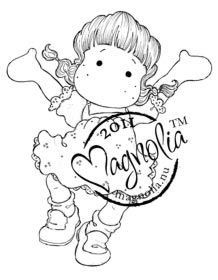 Magnolia Stamps - Dancing Party Tilda