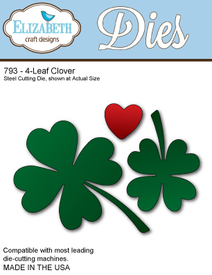 Elizabeth Craft Designs Dies - 4-Leaf Clover (793)