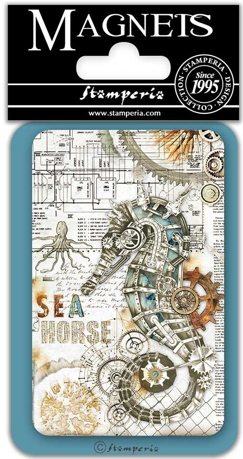 Stamperia Magnets - SEAWORLD SEA HORSE (EMAG044)