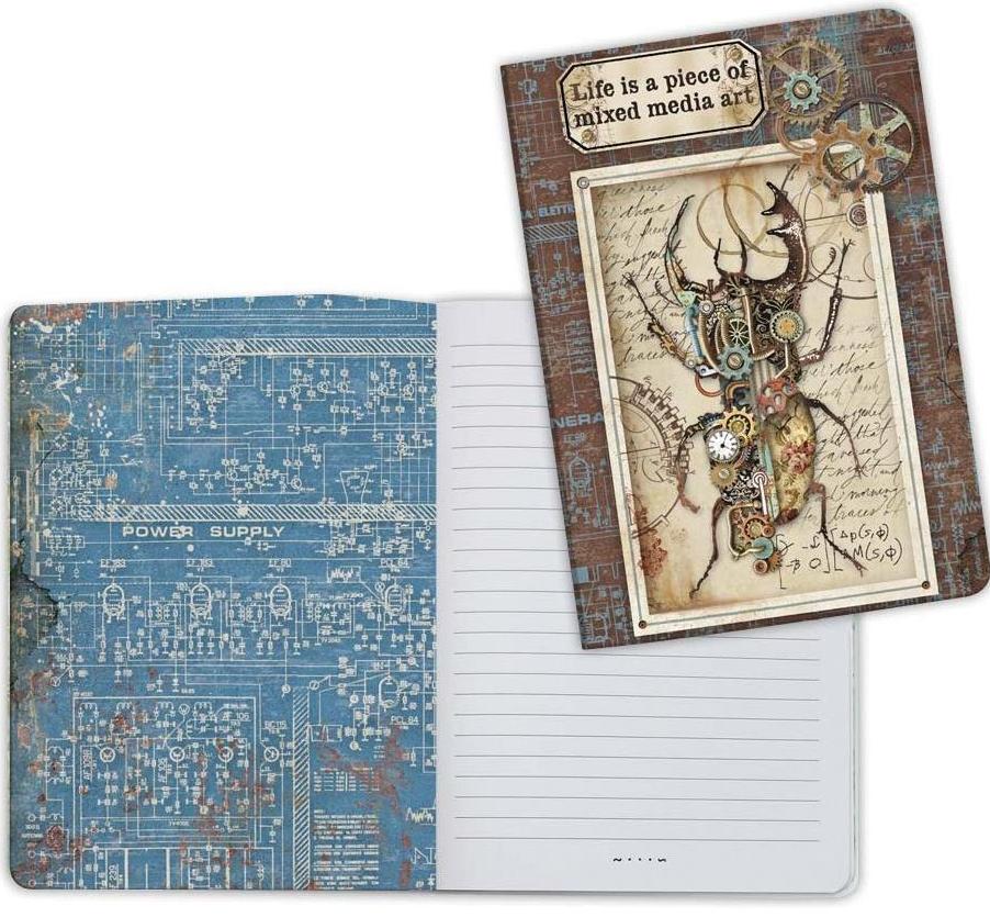 Stamperia A5 Notebooks - Mechanical Fantasy 2 (ENBA5002)