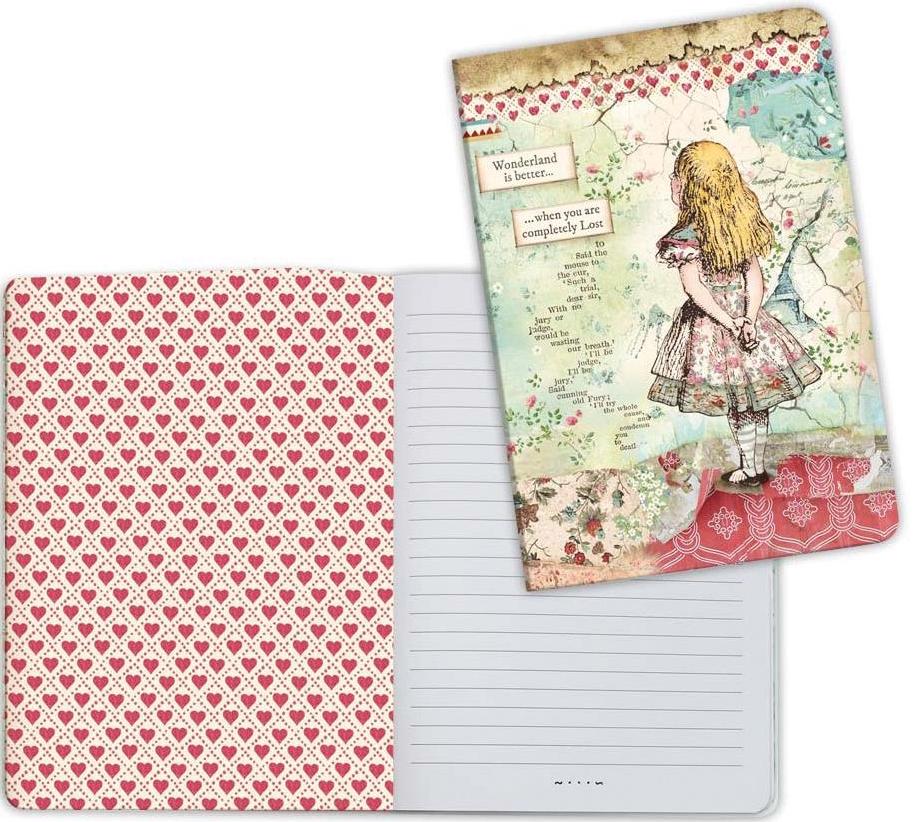 Stamperia A5 Notebooks - Alice (ENBA5005)
