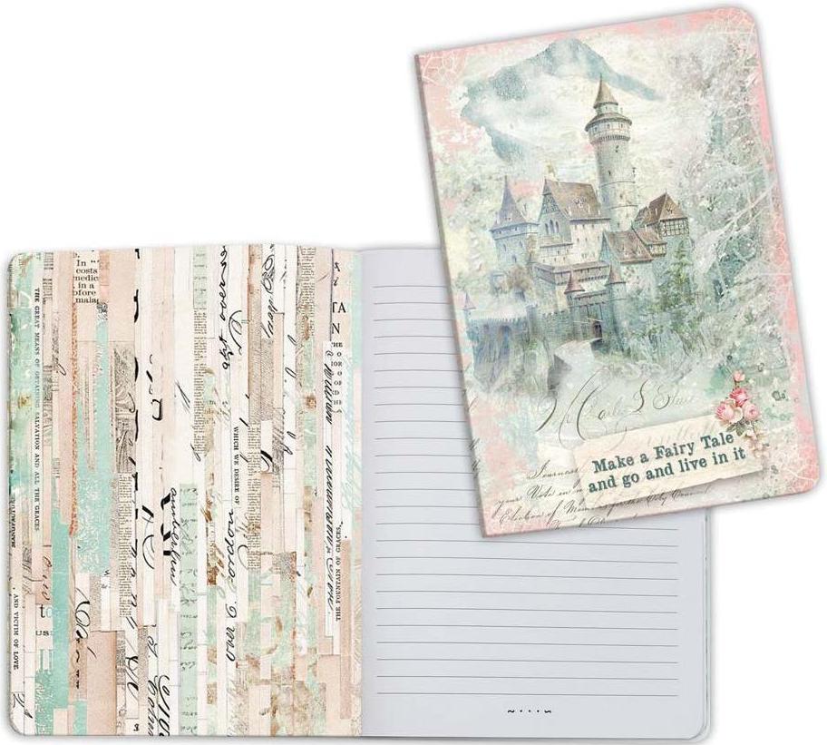 Stamperia A5 Notebooks - Wonderland Fantasy Castle (ENBA5007)
