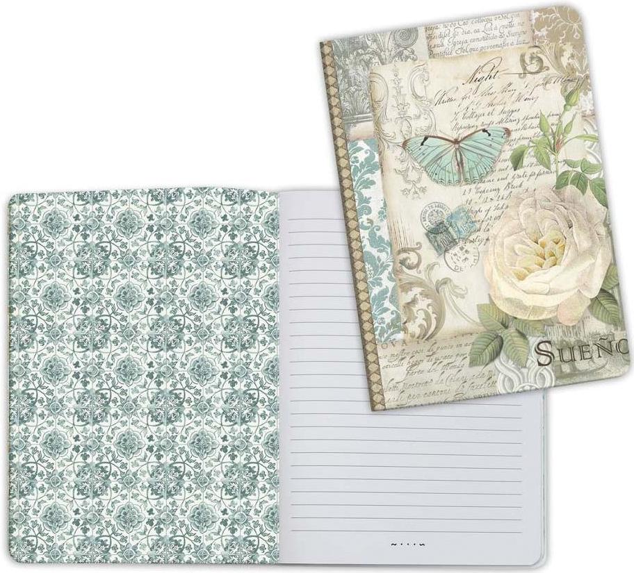 Stamperia A5 Notebooks - Azulejos Patchwork 1 (ENBA5009)