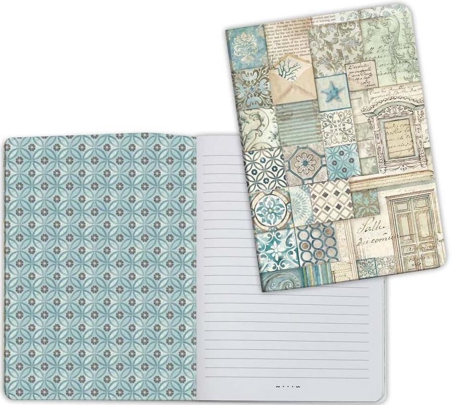 Stamperia A5 Notebooks - Azulejos Patchwork 2 (ENBA5010)