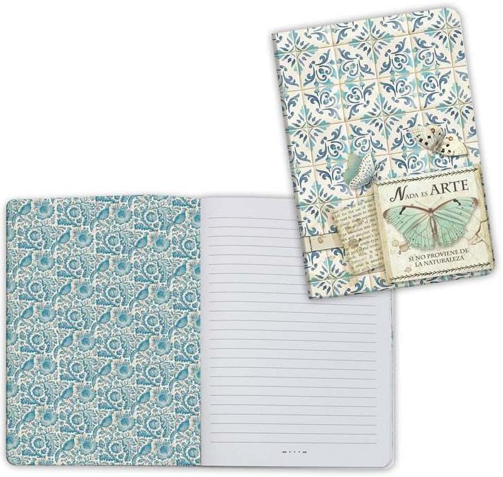Stamperia A6 Notebooks - Azulejos Fairy (ENBA6010)
