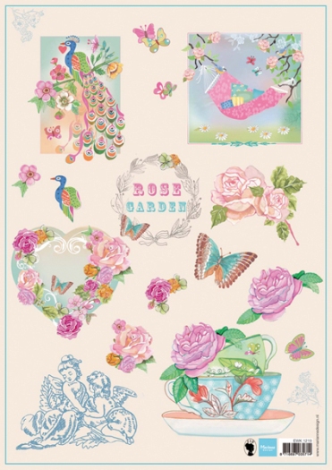 Marianne Design Decoupage sheet - Rose Garden nr. 1 (1219)