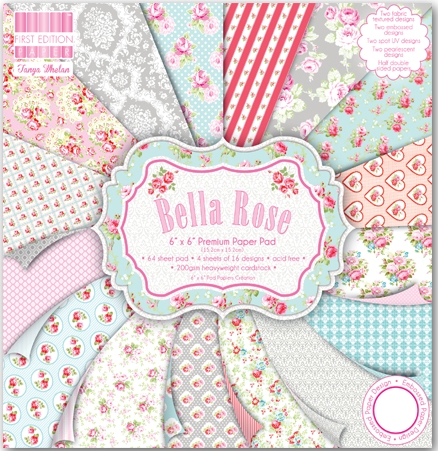 First Edition Bella Rose  6x 6 Papers 